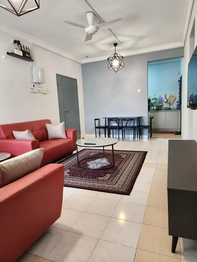 Thetamu Homestay مسلم Pesona Jalan Baharu Appartamento